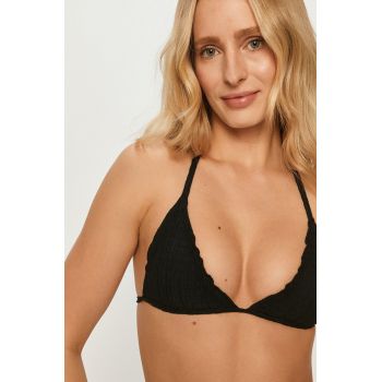 Pepe Jeans Sutien de baie culoarea negru, cupa moale