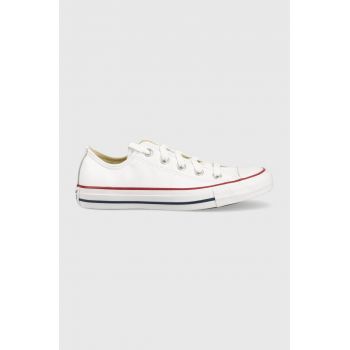 Tenişi Converse Ct Ox Chuck Taylor All Star Leather White C132173 C132173-WHITE de firma originali