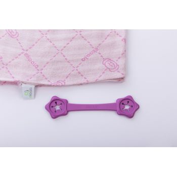 Set Swaddle si suport de prindere baveta eKoala purple la reducere