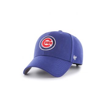 47brand șapcă MLB Chicago Cubs culoarea violet, cu imprimeu