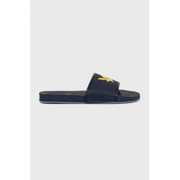 Lyle & Scott Papuci bărbați, culoarea albastru marin