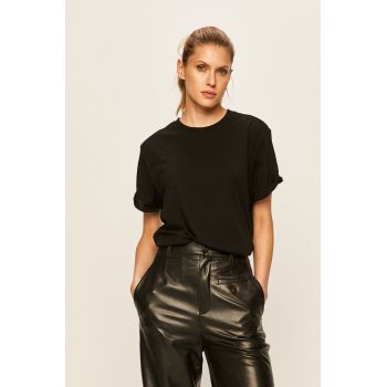 G-Star Raw tricou din bumbac culoarea negru
