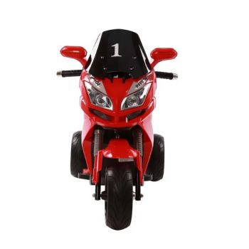 Motocicleta electrica cu lumini Flash True Red ieftina