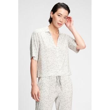 Bluza de pijama din amestec de modal