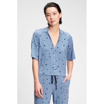 Bluza de pijama din amestec de modal