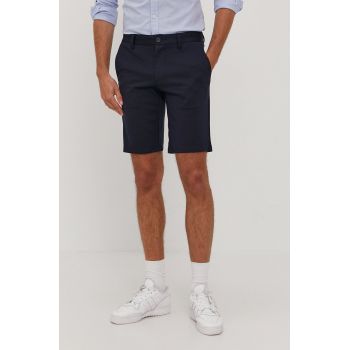 Only & Sons pantaloni scurti barbati, culoarea albastru marin
