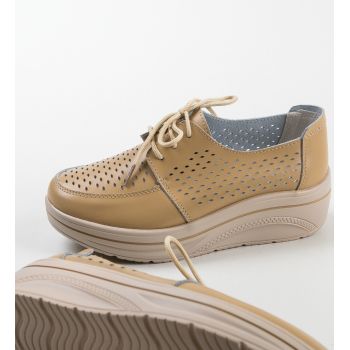 Pantofi Casual Litiani Bej