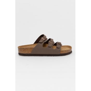 Birkenstock Papuci femei, culoarea maro