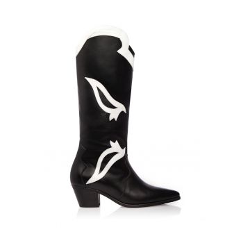 Cizme cowboy din piele cu varf ascutit Frey Cizme cowboy din piele cu varf ascutit Frey