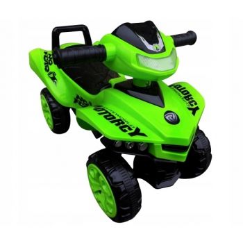 Atv pentru copii fara pedale R-Sport J5 verde cu protectie impotriva rasturnarii, claxon cu sunete, potrivit pentru copii cu varsta intre 1-3 ani