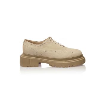 Pantofi Oxford din piele intoarsa de firma originali