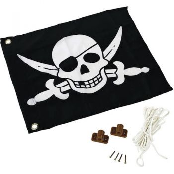 Steag Pirati KBT cu Sistem de Ancorare Pentru Spatii de Joaca