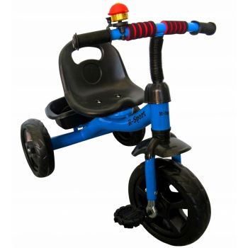 Tricicleta cu pedale R-Sport T1 albastru la reducere