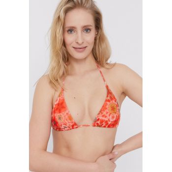 Desigual Sutien de baie culoarea portocaliu, cupa usor rigidizata de firma original