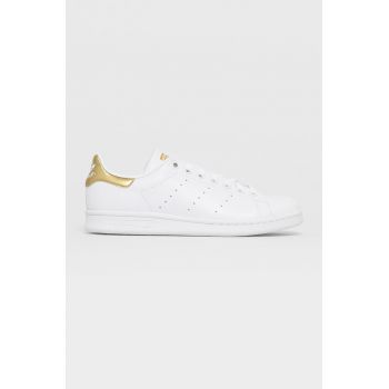 adidas Originals sneakers G58184 culoarea alb, cu toc plat G58184-WHT/GLDM de firma originali