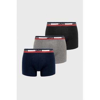 Levi's boxeri bărbați, culoarea negru 37149.0544-blackgreym