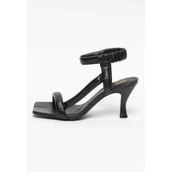 Sandale de piele cu insertie elastica Mambo Sandale de piele cu insertie elastica Mambo