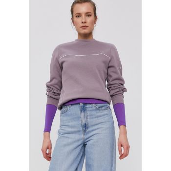 Nike Sportswear Bluză femei, culoarea violet, material neted