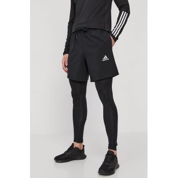 Adidas Pantaloni scurți GK9602 bărbați, culoarea negru