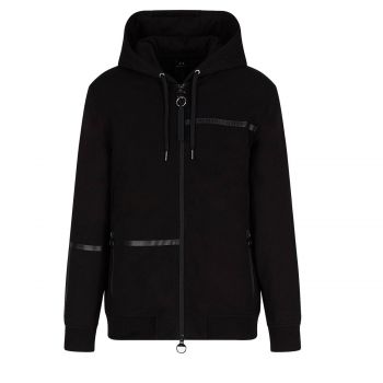 Hooded sweatshirt with contrasting details L