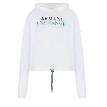 Hooded Sweatshirt With Multicolored Logo Lettering L