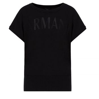 Sleeveless sweater with logo lettering L