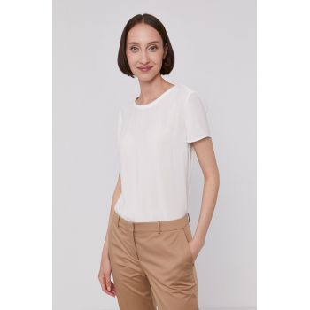 BOSS tricou femei, culoarea alb 50291057 ieftina