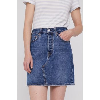 Levi's Fustă jeans mini, model drept