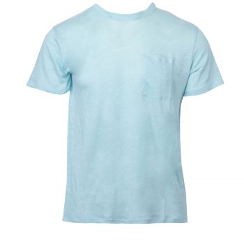 Ecstasea Linen T-Shirt With Front Pocket L