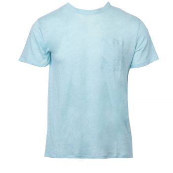 Ecstasea Linen T-Shirt With Front Pocket XXL