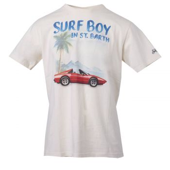 T-Shirt Men Cotton Classic Car Surf L