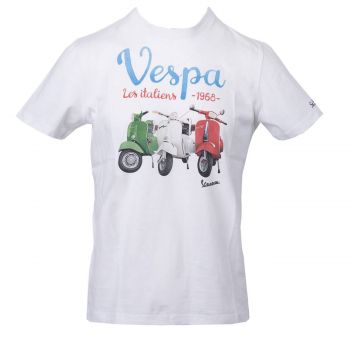 T-Shirt Men Cotton Classic Vespa Italiens M