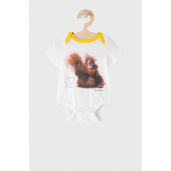 GAP Body bebe culoarea alb GAP Body bebe culoarea alb