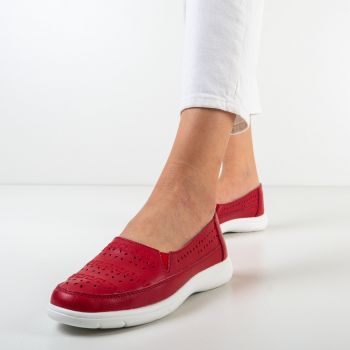 Pantofi Casual Lisandra Rosii Pantofi Casual Lisandra Rosii