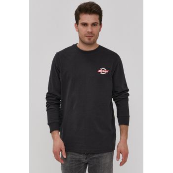 Dickies Longsleeve bărbați, culoarea negru, cu imprimeu DK0A4XEHBLK-BLACK