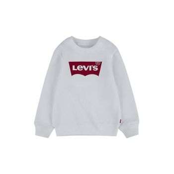 Levi's Bluză copii culoarea alb, cu imprimeu ieftin