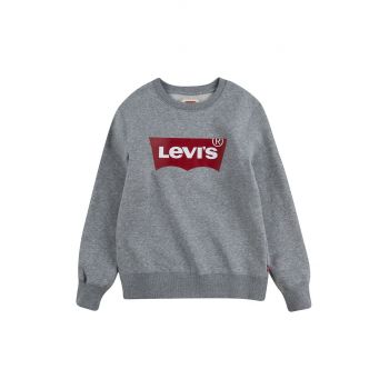 Levi's Bluză copii culoarea gri, cu imprimeu