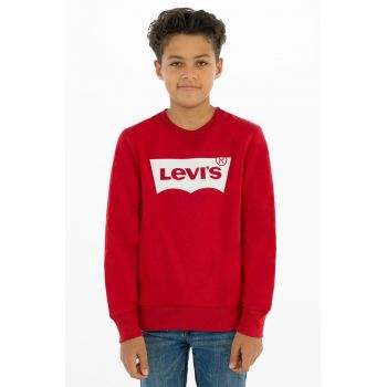 Levi's Bluză copii culoarea rosu, cu imprimeu
