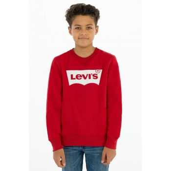 Levi's Bluză copii culoarea rosu, cu imprimeu ieftin