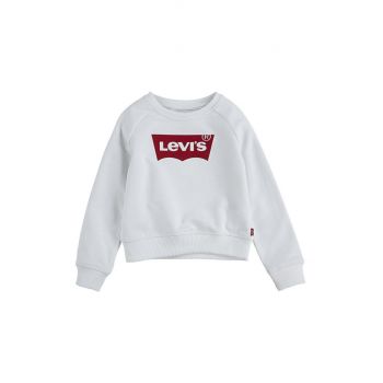 Levi's Bluză copii culoarea alb, cu imprimeu