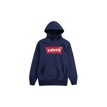 Levi's Bluză copii culoarea albastru marin, cu imprimeu