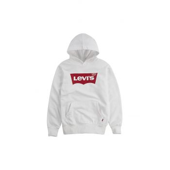 Levi's Bluză copii culoarea alb, cu imprimeu