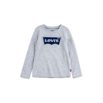 Levi's Longsleeve copii culoarea gri ieftin