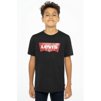 Levi's Tricou copii culoarea negru, cu imprimeu ieftin