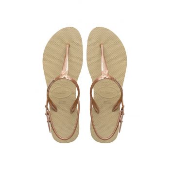 Havaianas Sandale femei, culoarea bej