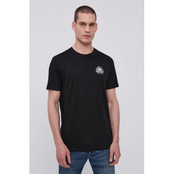 Protest Tricou bărbați, culoarea negru, cu imprimeu