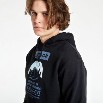 Reebok Classics Camping Graphic Hoodie Black