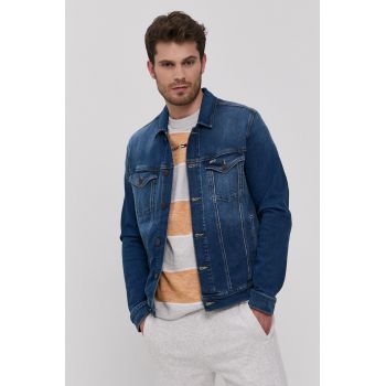 Tommy Jeans Geacă jeans bărbați, de tranzitie