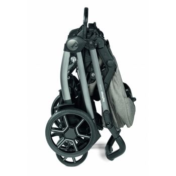 Carucior 3 in 1 Peg Perego Book Lounge 0 - 22 kg City Grey Gri  Alb i-Size