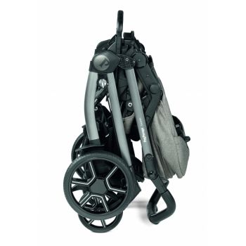 Carucior 3 in 1 Peg Perego Book Lounge 0 - 22 kg City Grey Gri Alb de firma original